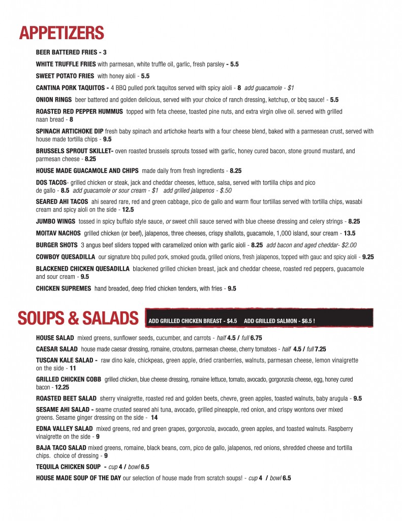 Mothers Menu Matt Update