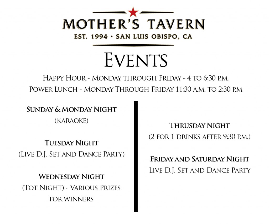 Mothers Events
